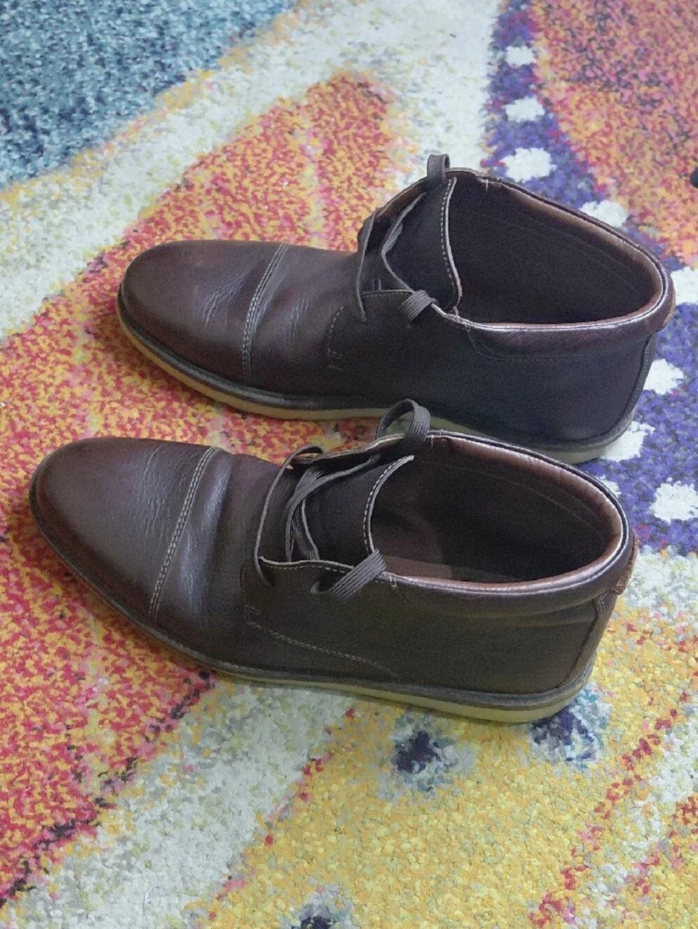 Clarks Grandin Top Chukka Boots Lace-Up Dress Shoes